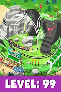 Screenshot 3 for Idle Theme Park Tycoon Recreation Game 2.2.0 MOD (Unlimited Money)