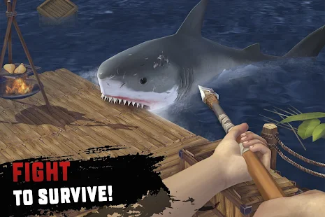 Screenshot 4 for RAFT Original Survival Game 1.38 MOD APK