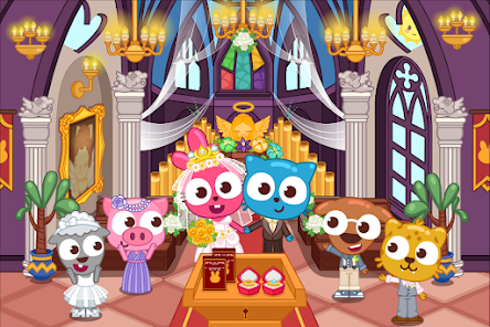 Screenshot 4 for Papo Town Wedding Party 1.0.18 MOD APK Unlock All Content