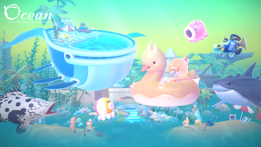 Screenshot 1 for Ocean The place in your heart 1.15.0 MOD APK Unlimited Money, Hearts
