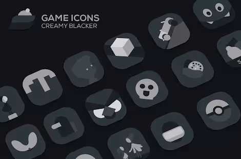 Screenshot 6 for Creamy Blacker icon pack 1.0.0 Patched