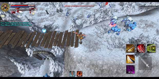 Screenshot 2 for Kongardion RPG Hack Slash Action Adventure Online 0.7.0.5 MOD APK God mode