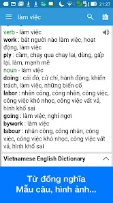 Screenshot 2 for Vietnamese Dictionary Dict Box 8.7.6 APK MOD Premium Unlocked