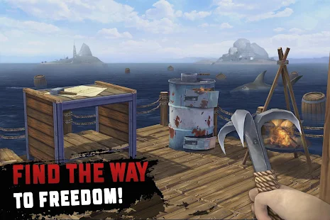 Screenshot 1 for RAFT Original Survival Game 1.38 MOD APK