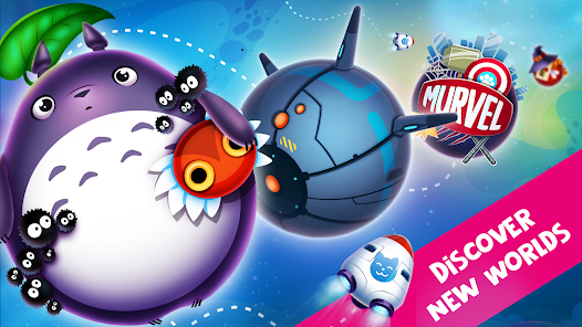 Screenshot 8 for Space Cat Evolution Kitty collecting in galaxy 2.4.9 MOD APK
