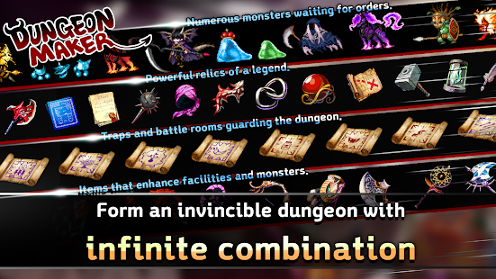 Screenshot 5 for Dungeon Maker 1.9.80 MOD (Free Shopping + Red Devils to Unlimited)