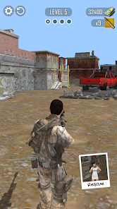 Screenshot 3 for American Sniper 3D 1.0.7 MOD APK Unlimited Money, Bullets