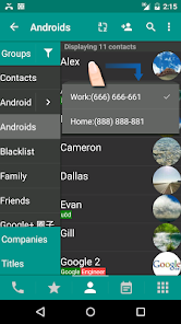Screenshot 2 for DW Contacts 3.3.3.3 APK Paid, Patched