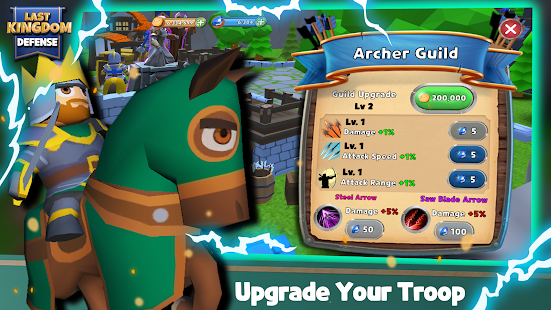 Screenshot 3 for Last Kingdom Defense 2.9.6 Mod free shopping
