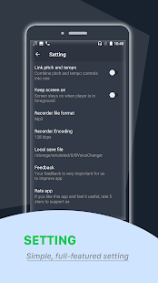 Screenshot 5 for Voice changer Recorder and Audio tune 2.8 Ads-Free