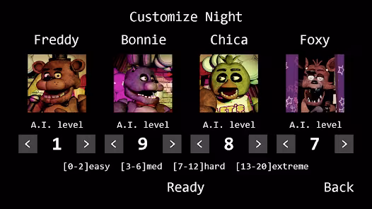 Screenshot 7 for Five Nights at Freddys 2.0.3 MOD APK Unlocked
