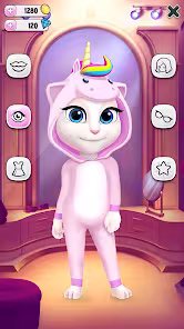 Screenshot 4 for My Talking Angela 4.3.1.510 MOD (Unlimited Money)