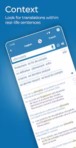 Screenshot 1 for Reverso Translate and Learn 11.8.9 MOD APK Premium Unlocked