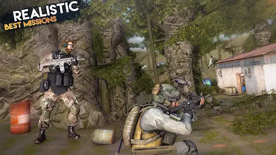 Screenshot 6 for FPS Task Force 2020 New Shooting Games 2020 2.6 Mod god mode