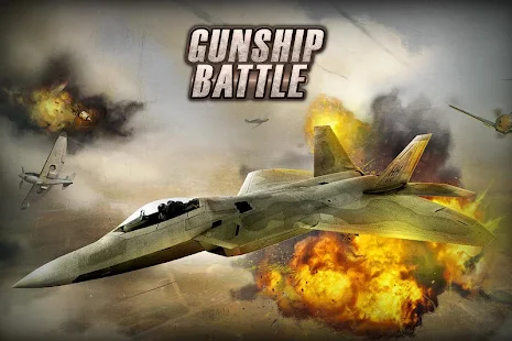 Screenshot 1 for GUNSHIP BATTLE Helicopter 3D 2.6.34 MOD APK