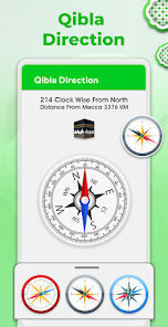 Screenshot 2 for Prayer Times Qibla Finder 19.2 MOD APK Premium Unlocked