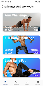 Screenshot 1 for Home Workout Six Pack Abs 6.4 MOD APK Premium Unlocked