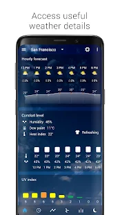 Screenshot 3 for Transparent clock weather Ad-free 3.50.2.1 Paid Subscribed Mod