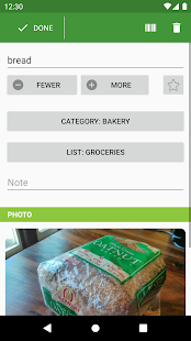 Screenshot 2 for Our Groceries Shopping List Premium 4.0.2