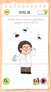 Screenshot 2 for Brain Test 4 Tricky Friends 1.6.1 MOD APK Unlimited Money