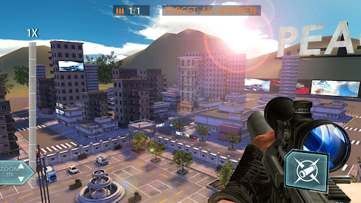 Screenshot 2 for Sniper Master City Hunter 1.7.0 MOD APK Unlimited Money