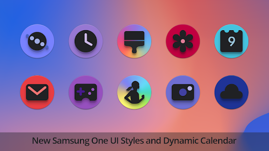 Screenshot 5 for Baked Dark Android Pie Icon Pack 2.8 Patched