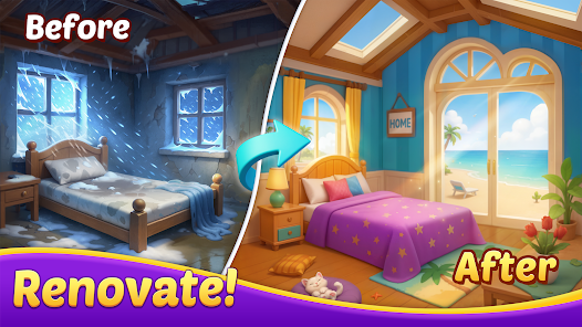 Screenshot 2 for Matchington Mansion 1.59.1 MOD (Unlimited Coins)