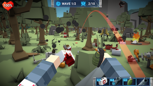 Screenshot 1 for The Walking Zombie Dead City 2.64 MOD APK Menu/God Mode, Money, Ammo