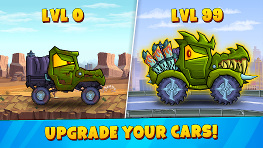 Screenshot 4 for Car Eats Car 3 Racing Game 1.2 b132 MOD APK