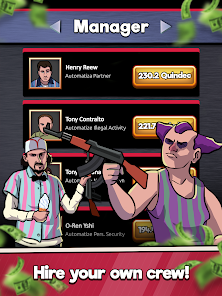 Screenshot 7 for Idle Mafia Inc Manager Tycoon Mod APK 0.37 Remove ads Unlimited money