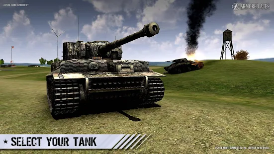 Screenshot 3 for Armored Aces 3D Tank War Online 3.1.0 MOD APK + Data