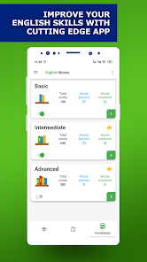 Screenshot 1 for English Idioms and Slang Phrases 1.4.2 APK PRO