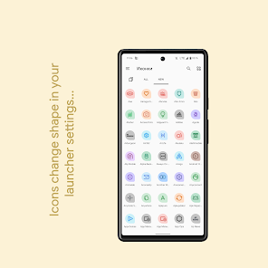 Screenshot 4 for Pix Material Colors Icon Pack 7.PreBuild APK Full Version