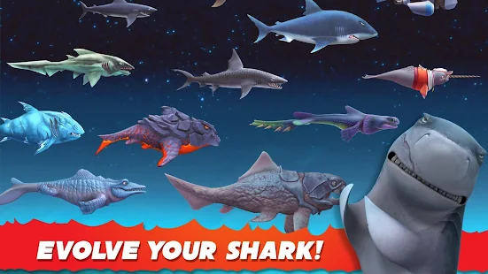 Screenshot 3 for Hungry Shark Evolution 6.4.6 MOD APK