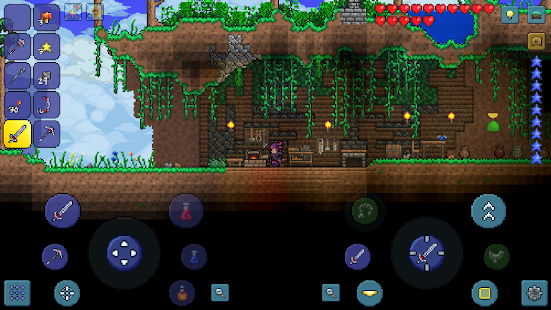 Screenshot 2 for Terraria 1.3.0 MOD APK (Free Crafting)