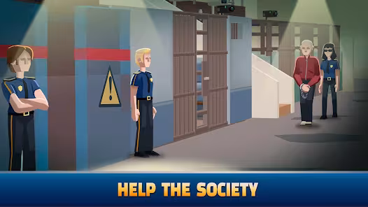 Screenshot 3 for Idle Police Tycoon 1.28 MOD APK Unlimited Money