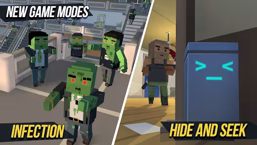 Screenshot 5 for Grand Battle Royale Pixel FPS 3.3.9 MOD APK + Data