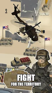 Screenshot 5 for Idle Warzone 3d Military Game Army Tycoon 1.2.3 Mod Unlimited Money/Diamonds