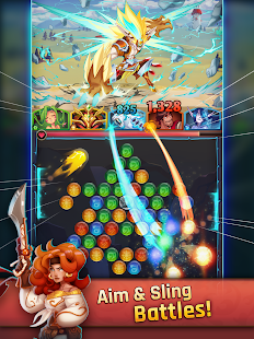 Screenshot 7 for LightSlinger Heroes Puzzle RPG 2.9.0 MOD (God Mode + One Hit Kill)