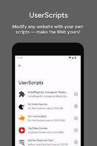 Screenshot 5 for Hermit Lite Apps Browser 26.2.0 MOD APK Premium Unlocked