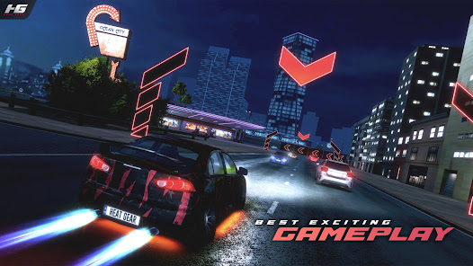 Screenshot 5 for Heat Gear Race Drift World Mod APK 0.9.7 Added game acceleration tool, Removed Pop-Up Ads