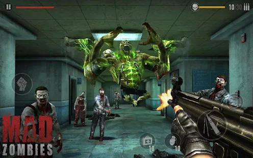 Screenshot 3 for MAD ZOMBIES Offline Zombie Games 5.14.0 MOD APK