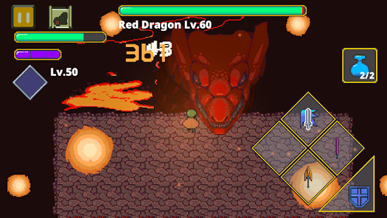 Screenshot 1 for Dungeon Quest Action RPG Labyrinth Legend 1.17 MOD (High DMG + DEF)