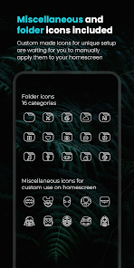 Screenshot 4 for Vera Outline White Icon Pack APK 5.6.9 Patched