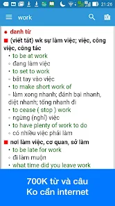 Screenshot 1 for Vietnamese Dictionary Dict Box 8.7.6 APK MOD Premium Unlocked