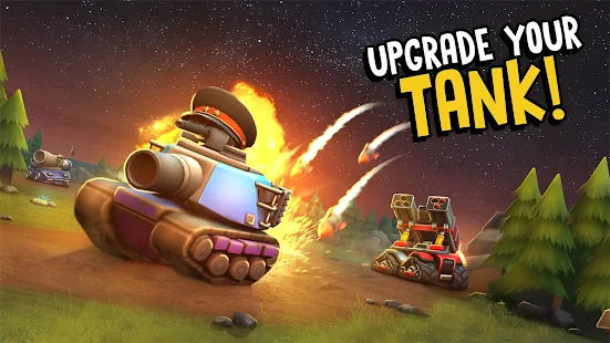 Screenshot 1 for Pico Tanks Multiplayer Mayhem 50.1.1 MOD APK Money