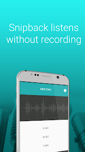 Screenshot 1 for Snipback Lifehacker smart voice recorder PRO HD 1.03 Paid