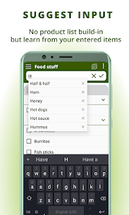 Screenshot 2 for Grocery list card coupon wallet BigBag Pro 8.1