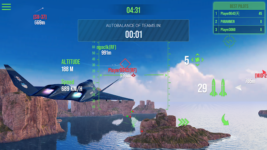 Screenshot 6 for Modern Warplanes 1.8.43 Menu Mod