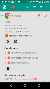 Screenshot 2 for NetGuard no root firewall 2.177 [Mod Lite]